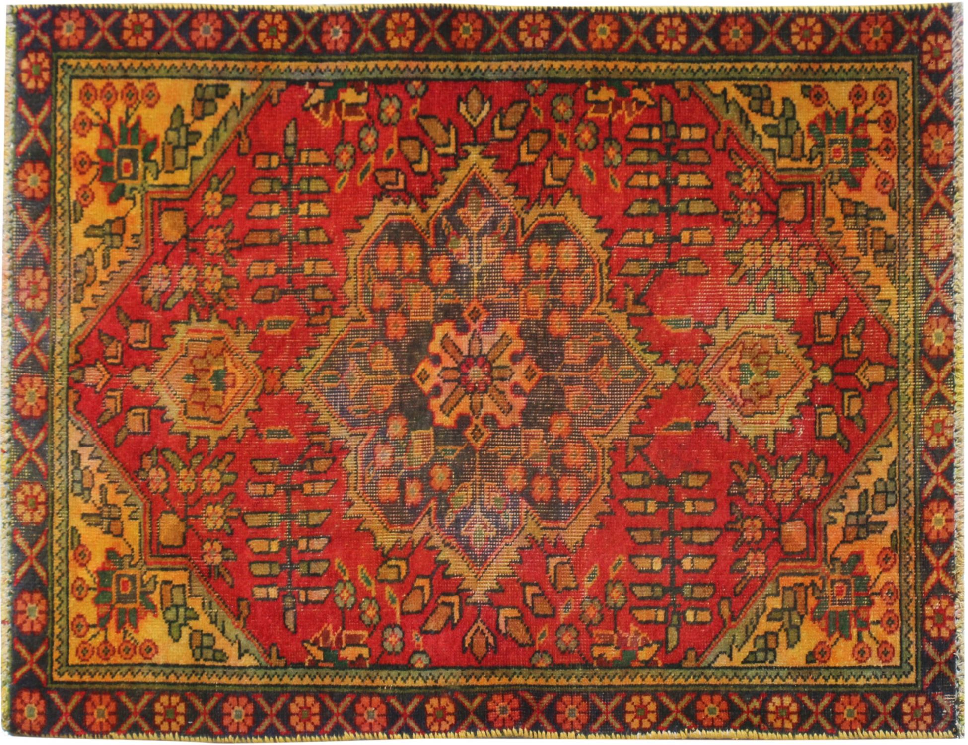Tappeto Vintage  arancione <br/>149 x 93 cm