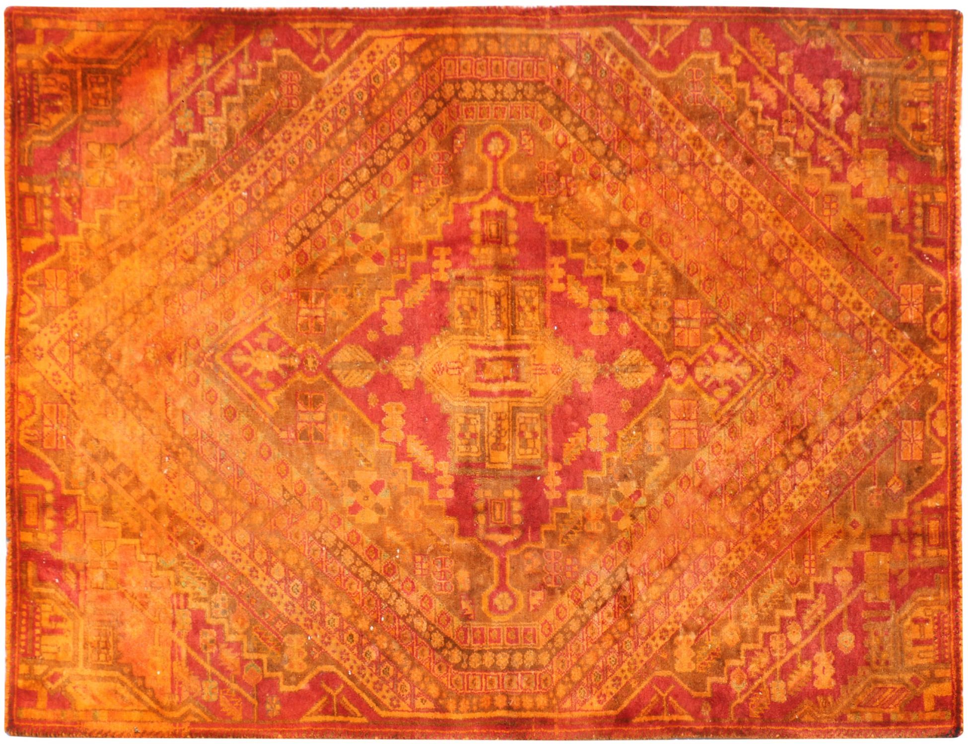 Tappeto Vintage  arancione <br/>200 x 124 cm