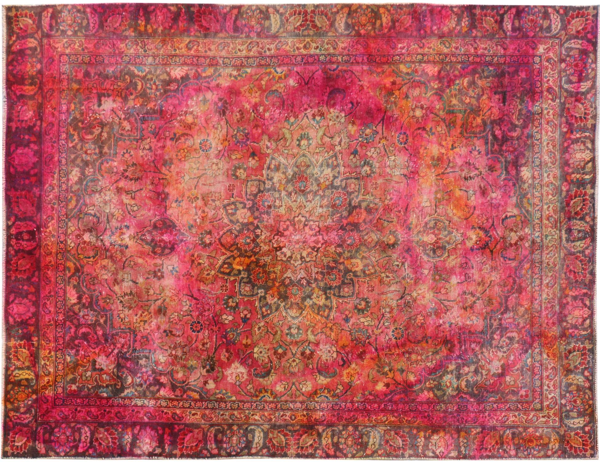 Vintage Teppich  mehrfarbig <br/>314 x 222 cm