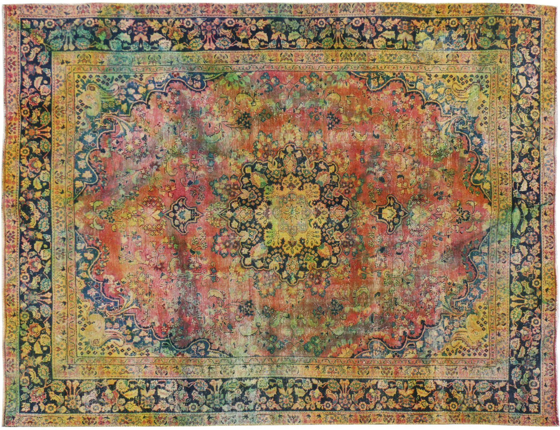 Tappeto Vintage   giallo <br/>364 x 277 cm
