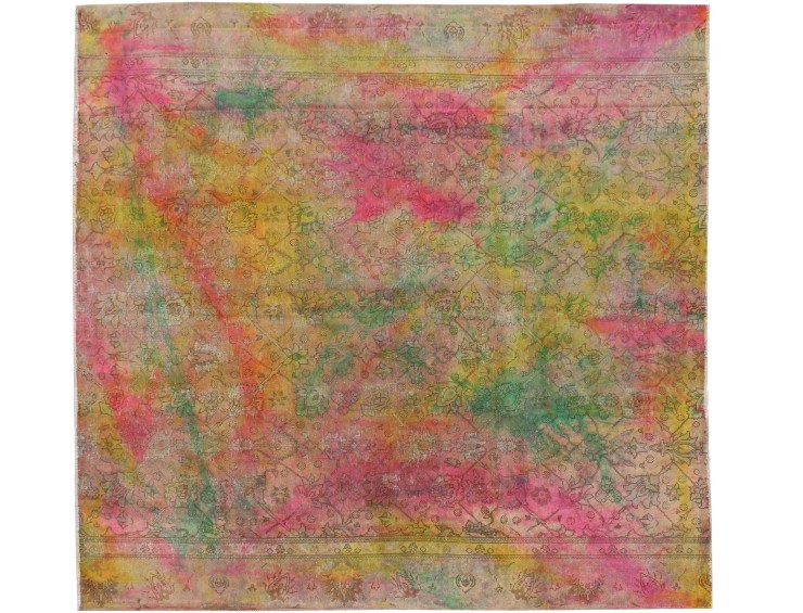 Multi kleur Perzië Vintage Tapijt 300 x 275 cm