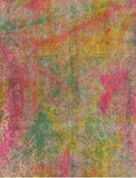 Multicolore Persiano Tappeto Vintage  300 x 275 cm