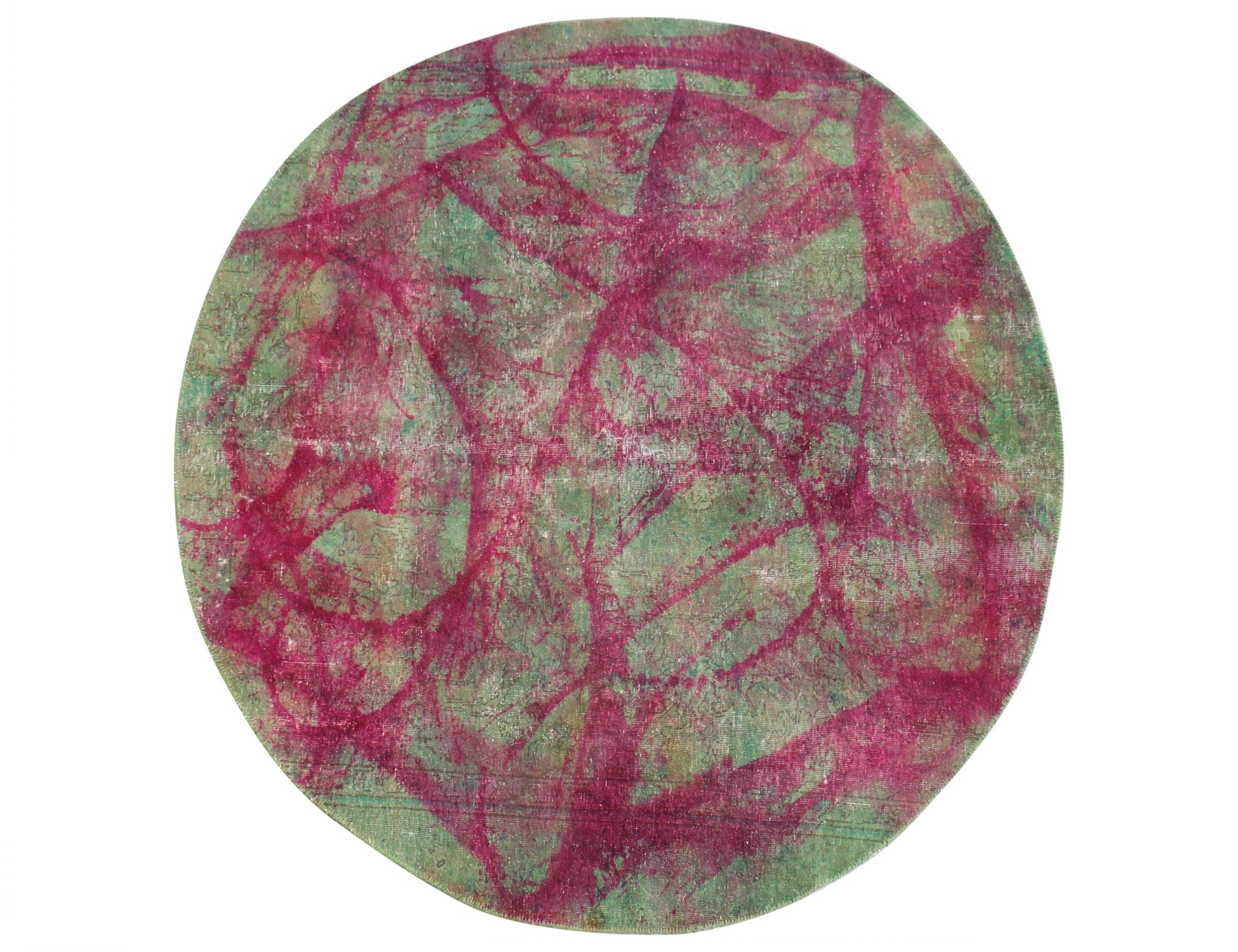 Vintage Tapijt  groen <br/>210 x 210 cm