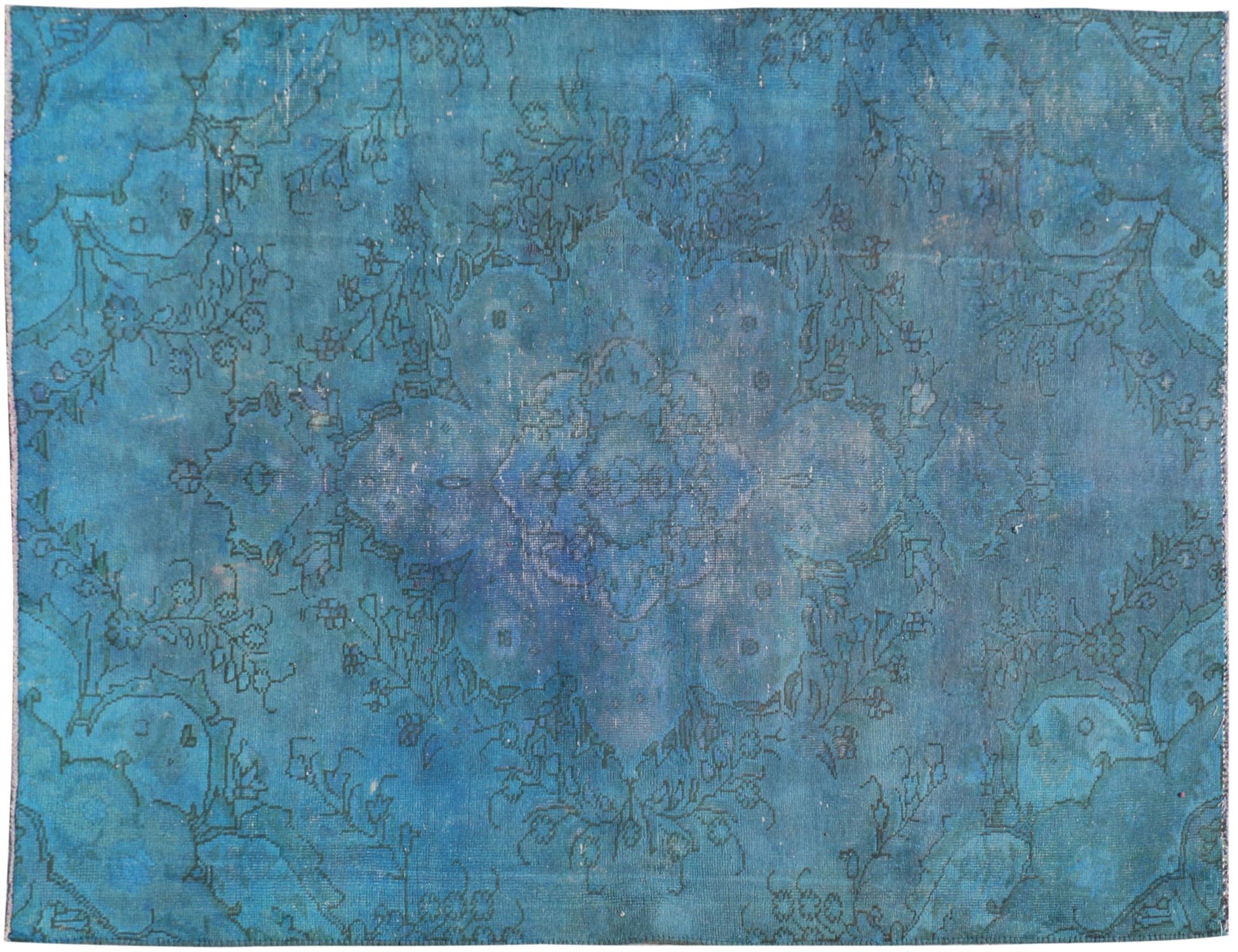Tappeto Vintage  blu <br/>218 x 133 cm