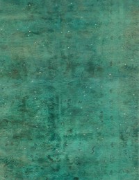 Grøn Persien Vintagetæppe 316 x 92 cm - view 4