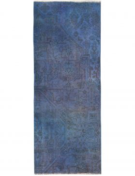 Vintage Tapijt 195 x 90 blauw