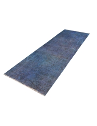 Blu Persiano Tappeto Vintage 195 x 90 cm - view 1