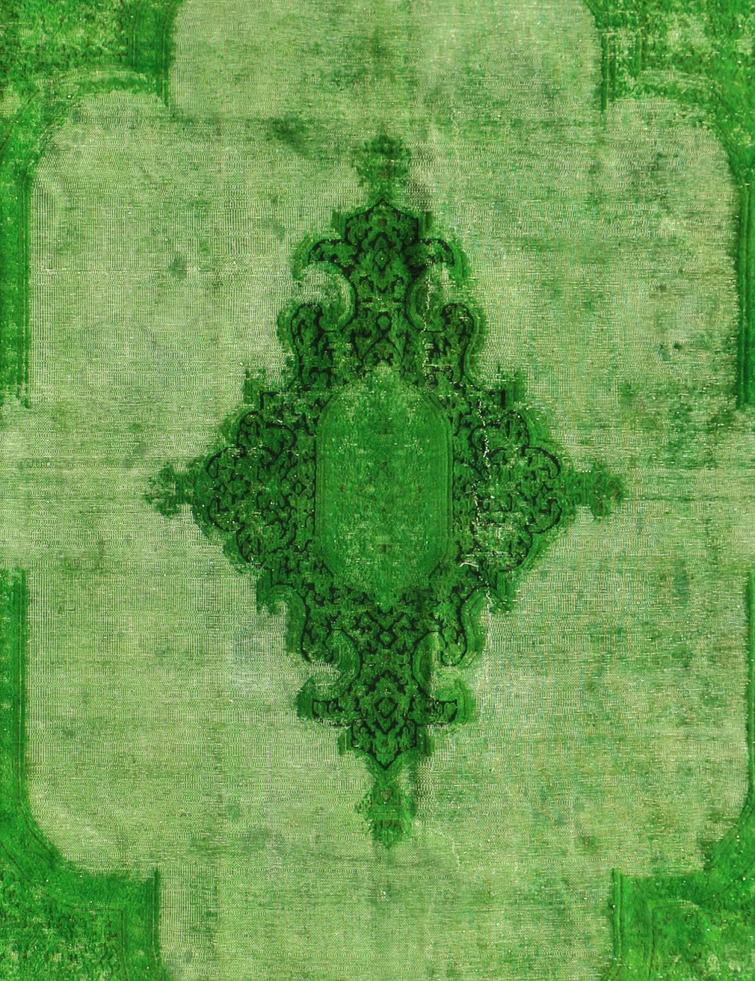 Vintage Kerman  verde <br/>376 x 280 cm