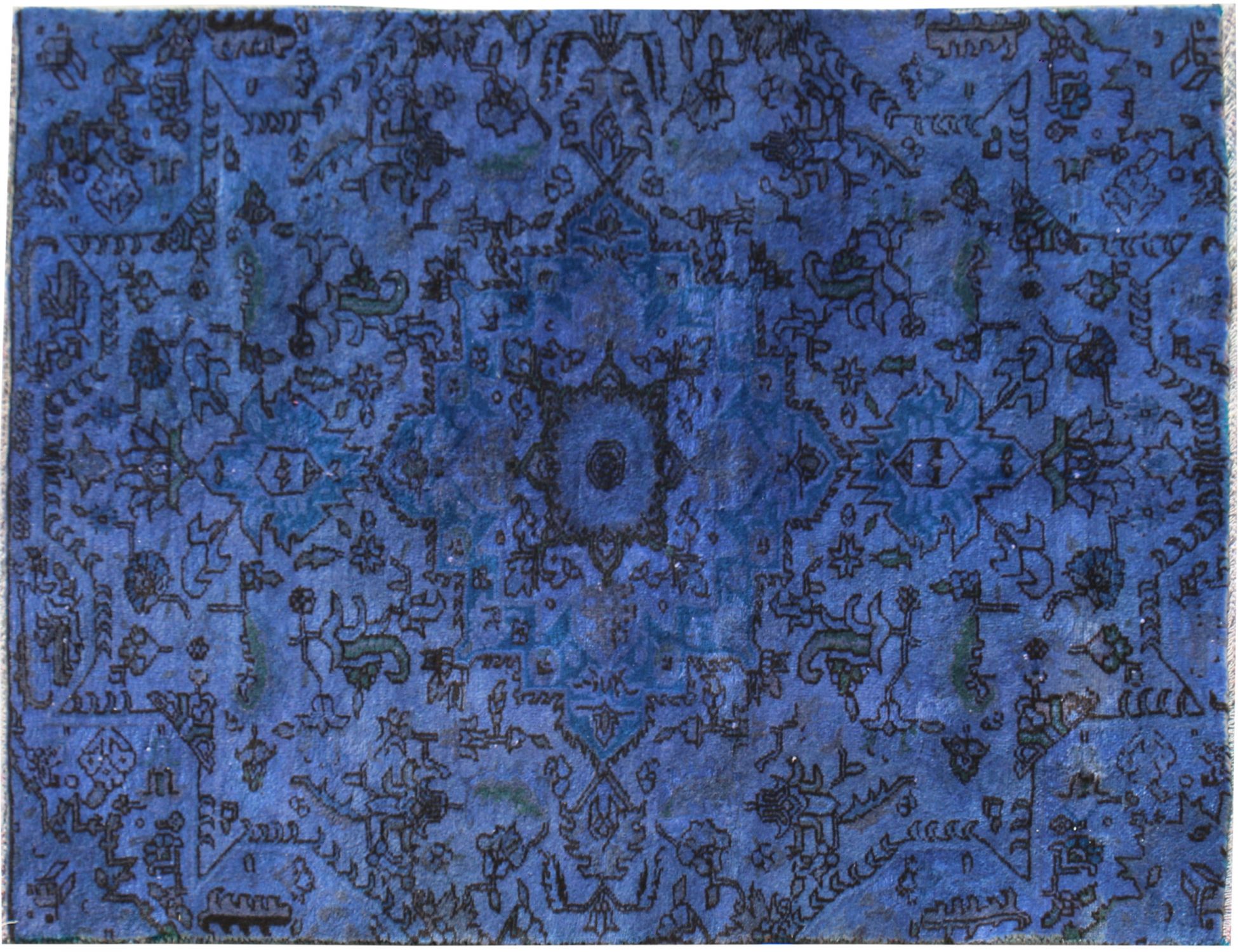 Tappeto Vintage  blu <br/>156 x 97 cm