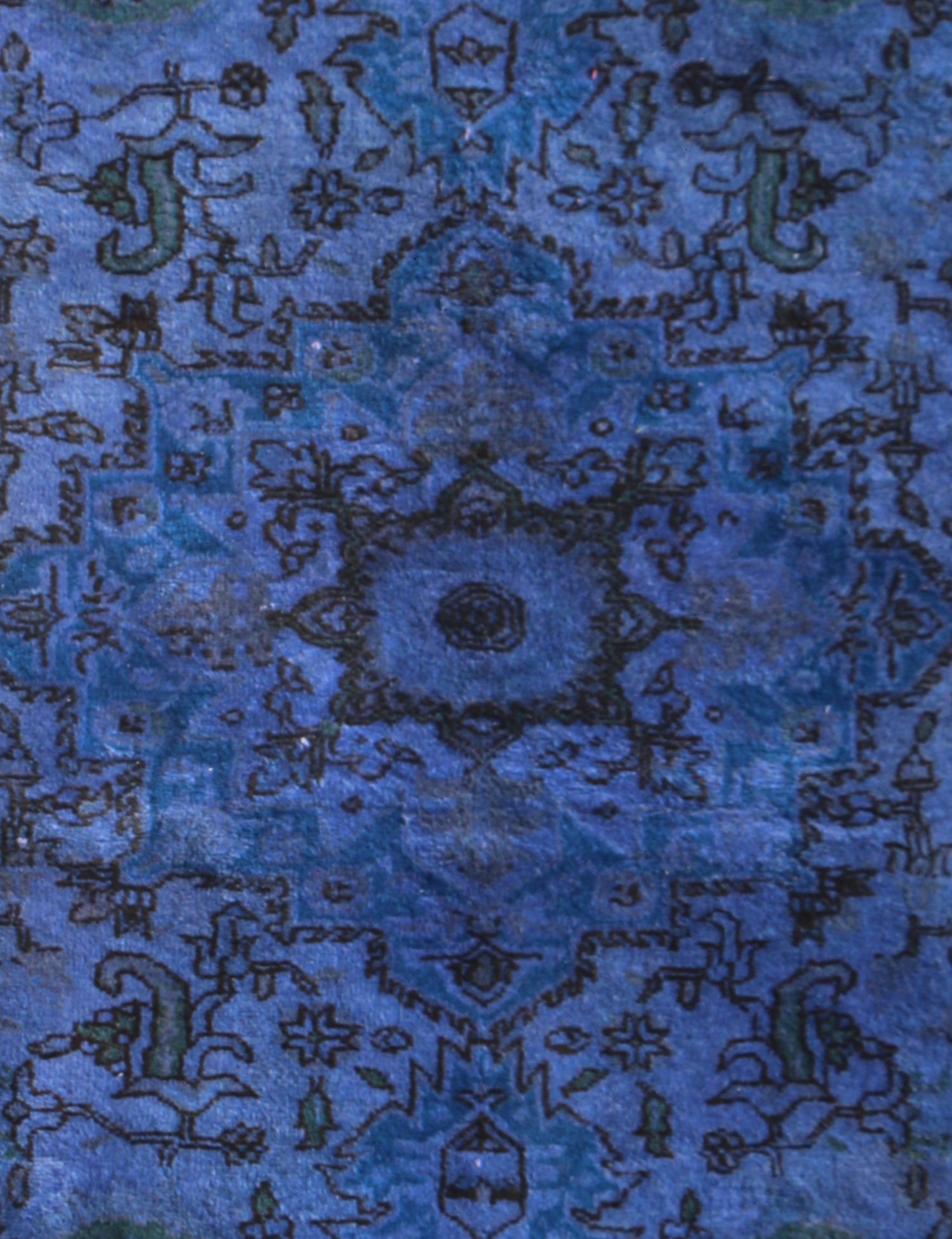 Tappeto Vintage  blu <br/>156 x 97 cm