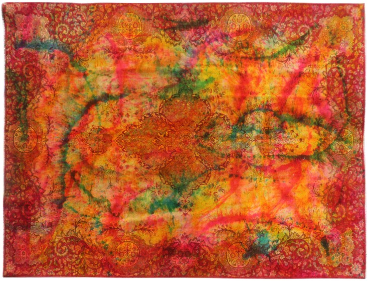 Orange Persien Vintagetæppe 377 x 277 cm
