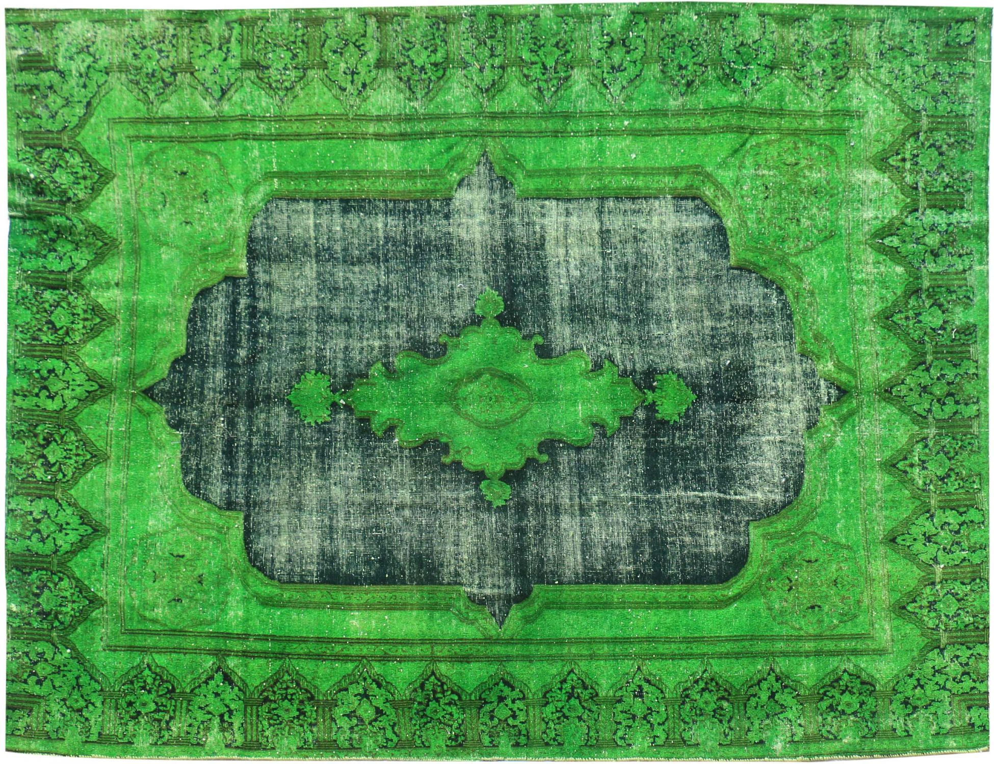 Vintage Carpet  green  <br/>290 x 205 cm