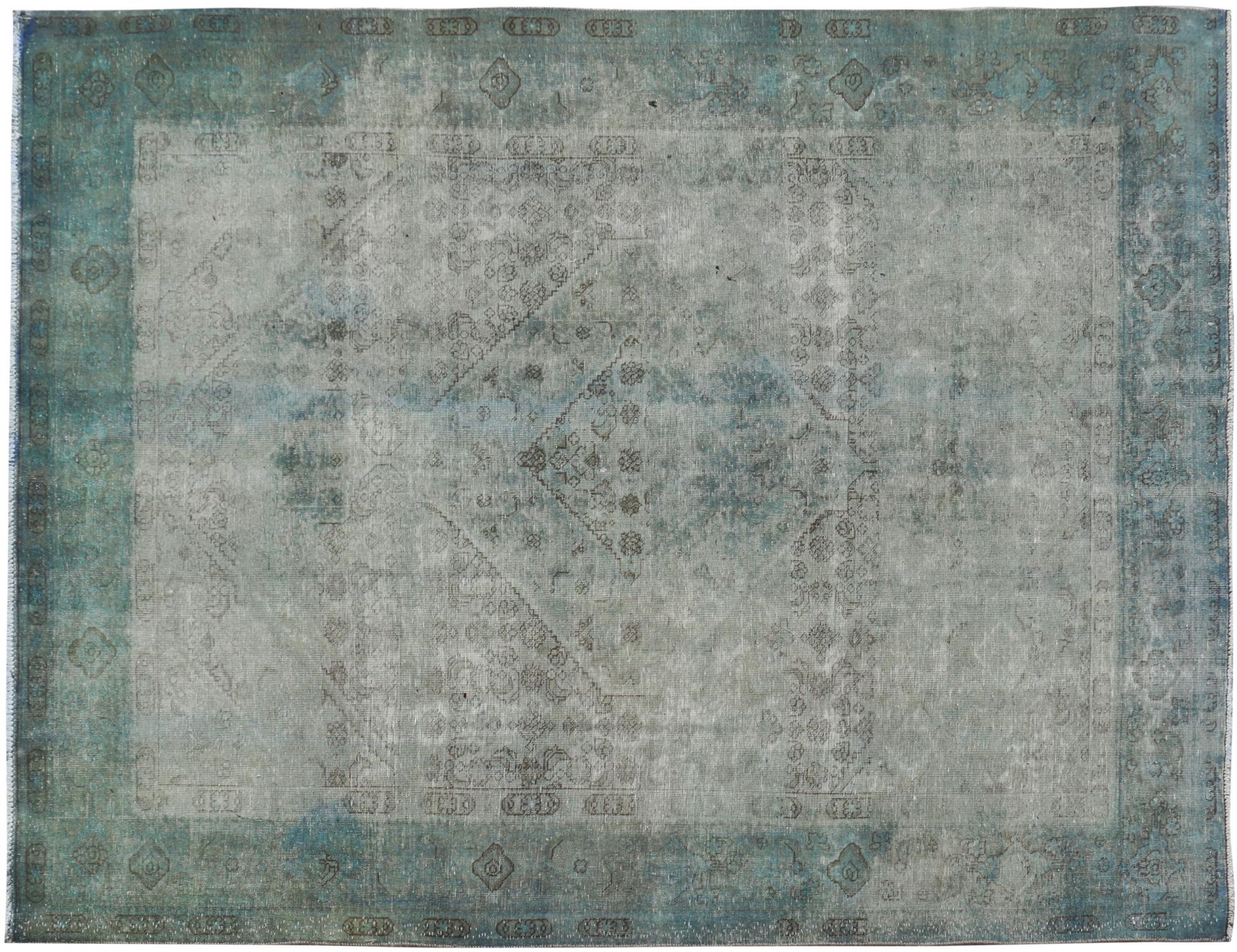 Tappeto Vintage  verde <br/>345 x 255 cm