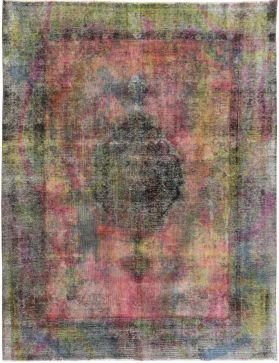 Tappeto Vintage 345 x 283 flerfärgad