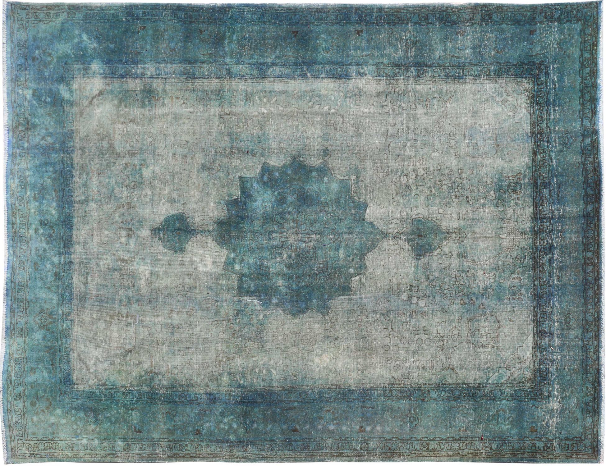 Tappeto Vintage  turchese <br/>347 x 242 cm