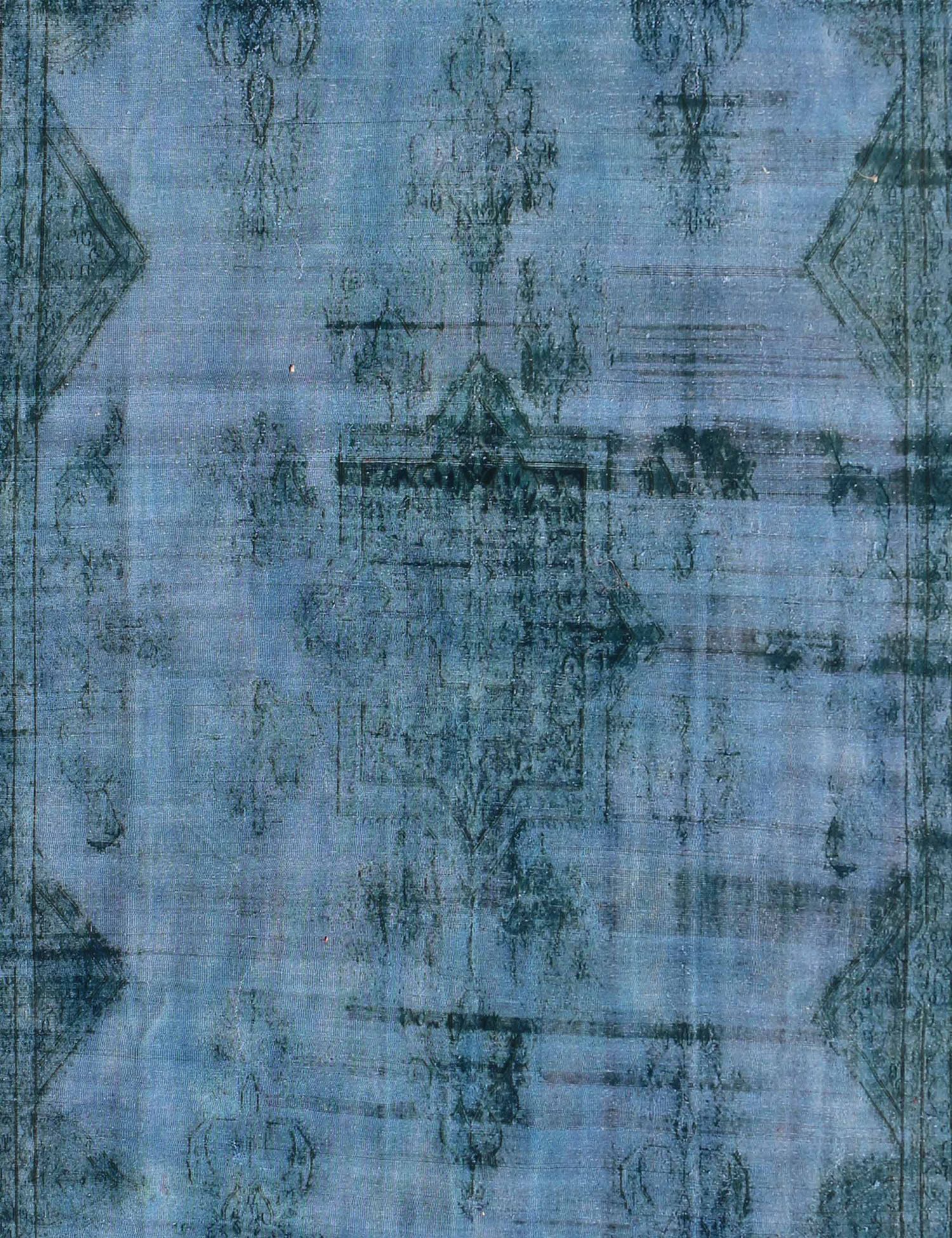 Vintagetæppe  blå <br/>515 x 346 cm