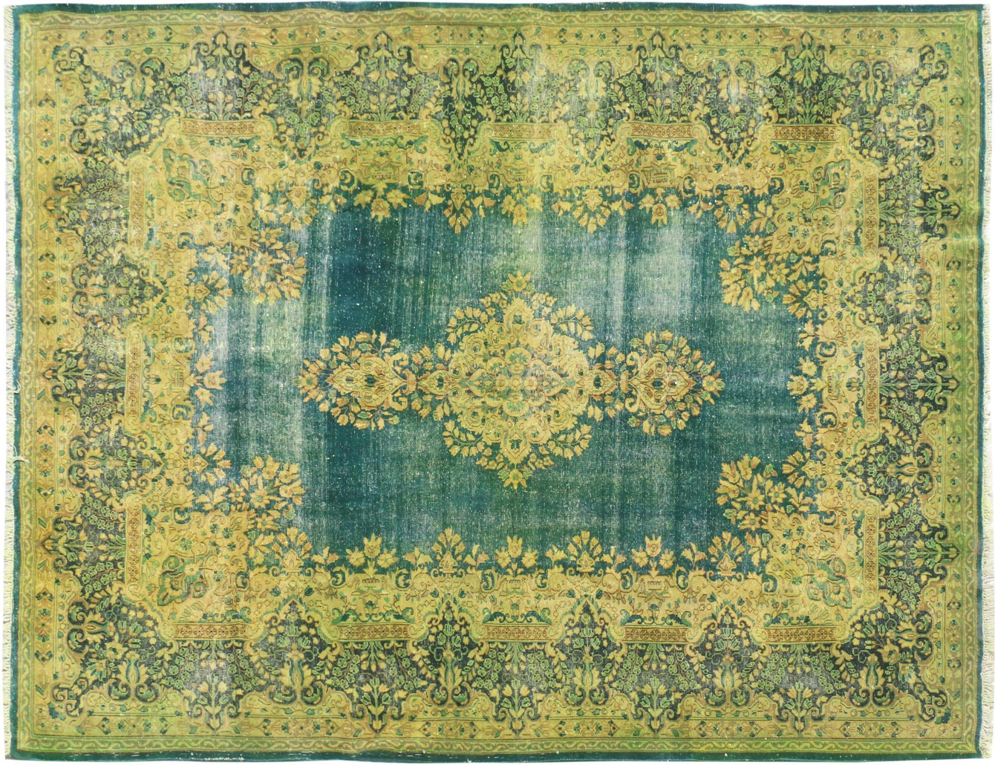 Vintage Teppich  grün <br/>305 x 220 cm