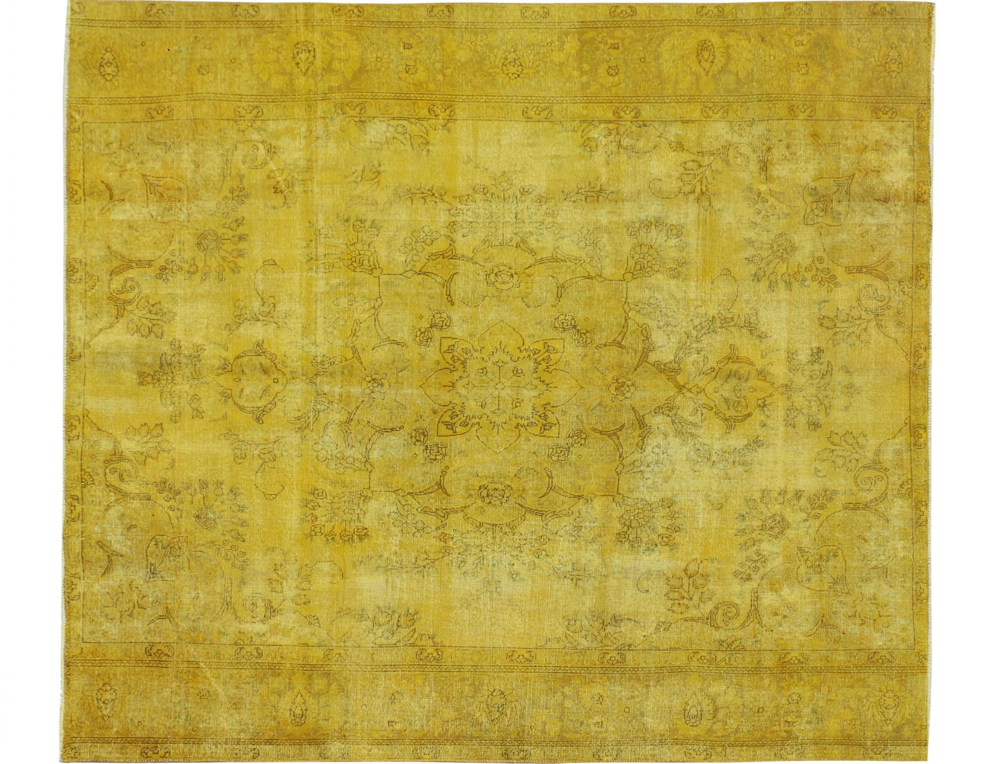 Vintage Teppich  gelb <br/>330 x 275 cm