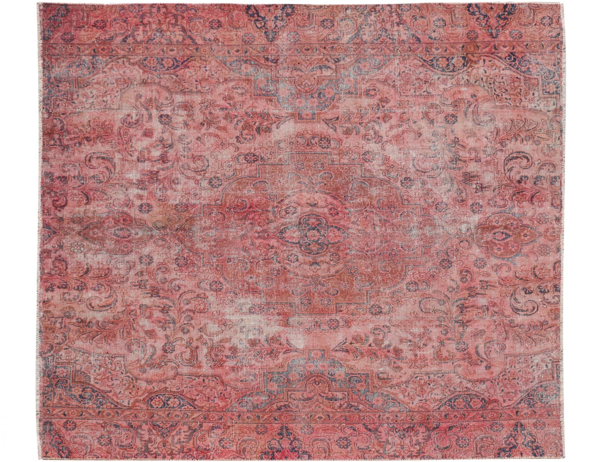 Vintage Teppich  rosa <br/>312 x 260 cm