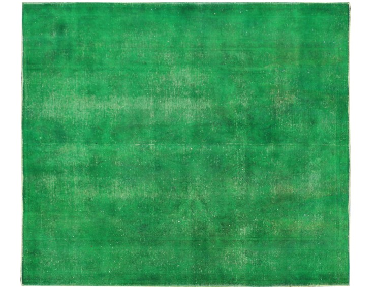 Grøn Persien Vintagetæppe  312 x 260 cm
