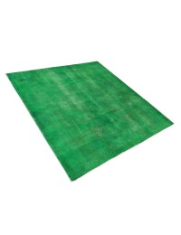 Grøn Persien Vintagetæppe  312 x 260 cm