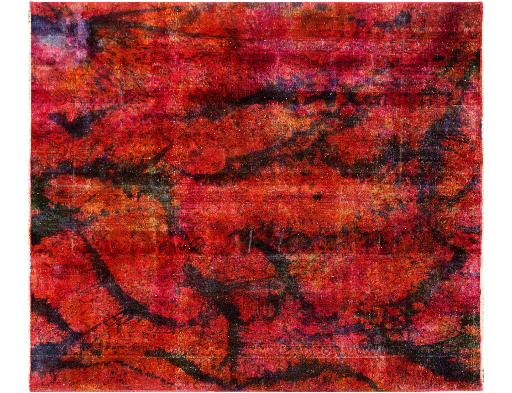 Vintage Teppich  mehrfarbig <br/>329 x 274 cm