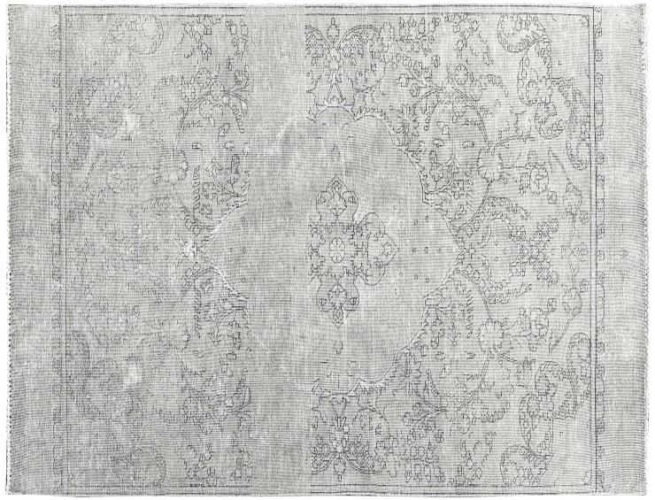 Gris Persa Alfombra vintage 282 x 139 cm