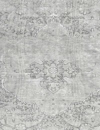 Gris Persa Alfombra vintage 282 x 139 cm - view 1