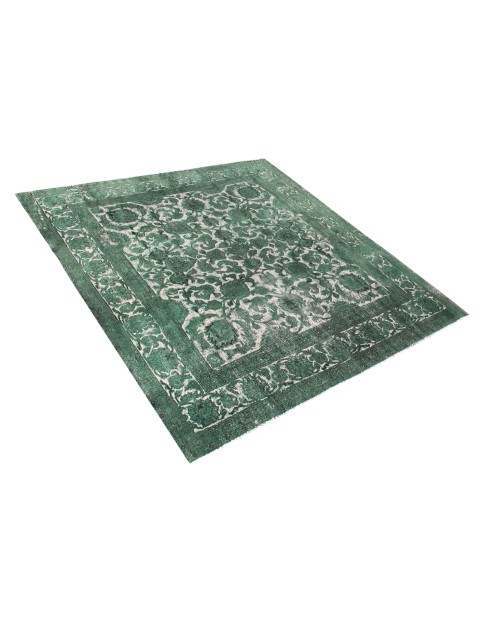 Groen Perzië Perzisch Vintage Tapijt  322 x 297 cm