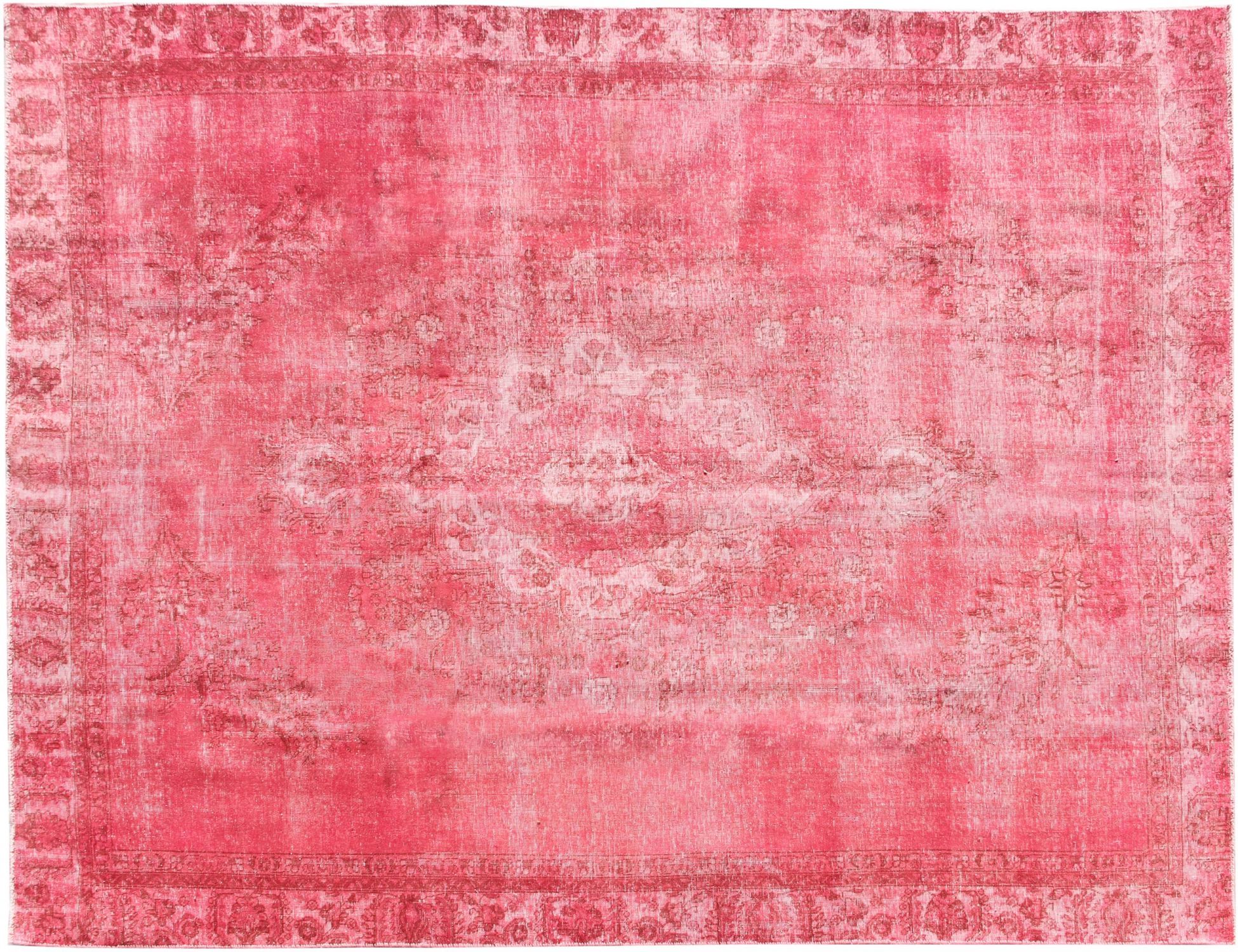 Tappeto vintage persiano  rosa <br/>356 x 252 cm