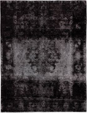 Persischer Vintage Teppich 274 x 194 schwarz