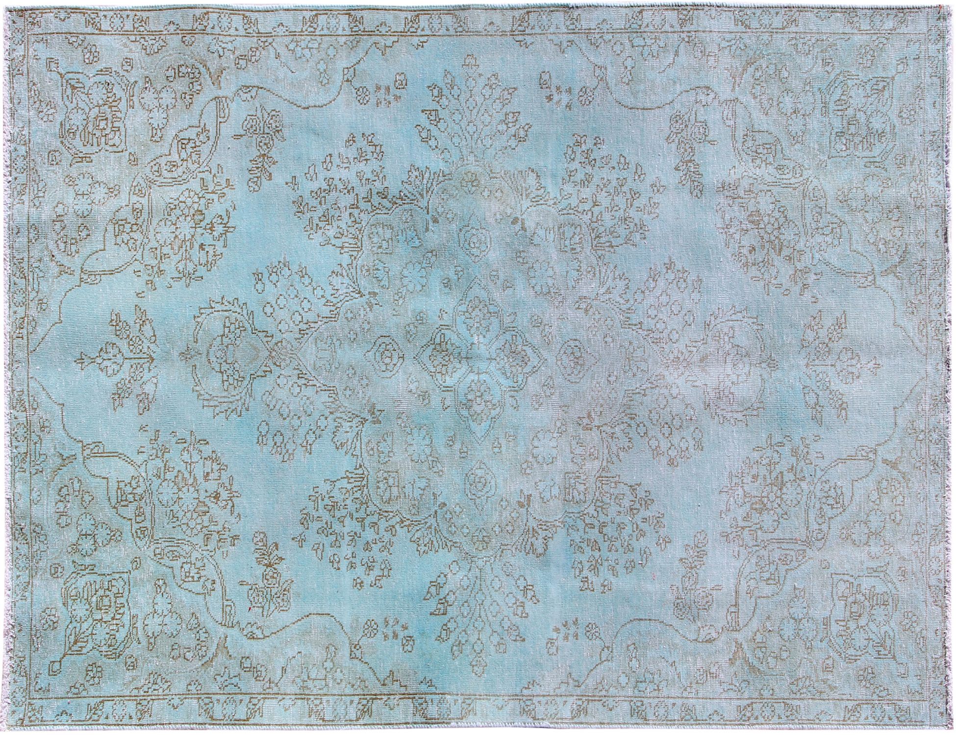 Tappeto vintage persiano  blu <br/>244 x 144 cm
