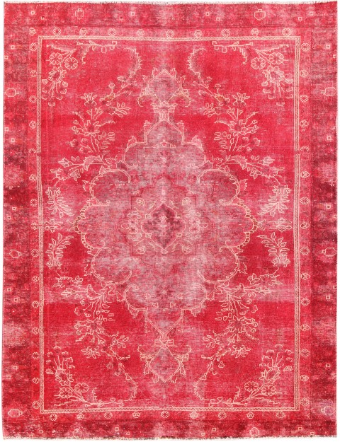 Rot Persien Persischer Vintage Teppich 275 x 166 cm