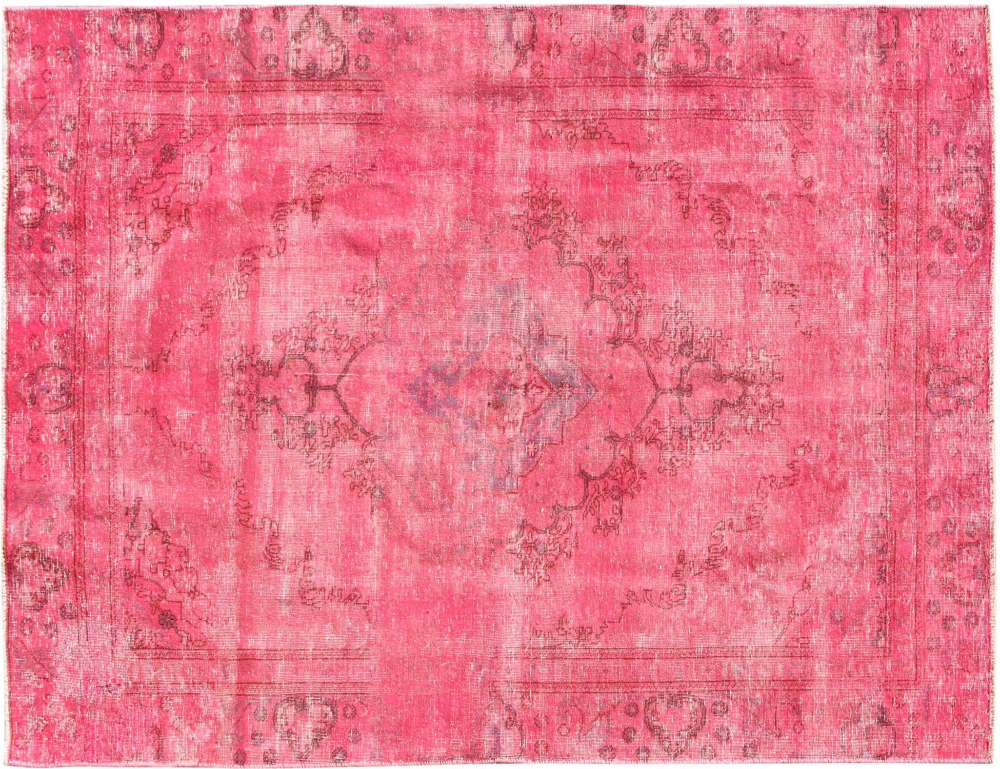 Tappeto vintage persiano  rosa <br/>280 x 180 cm
