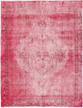Persischer Vintage Teppich 300 x 213 rosa