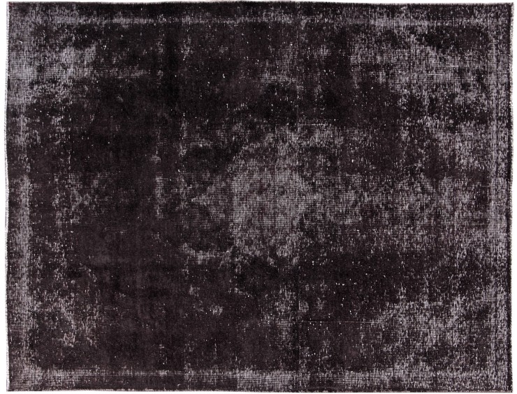 Sort Persien Persisk Vintagetæppe 233 x 153 cm