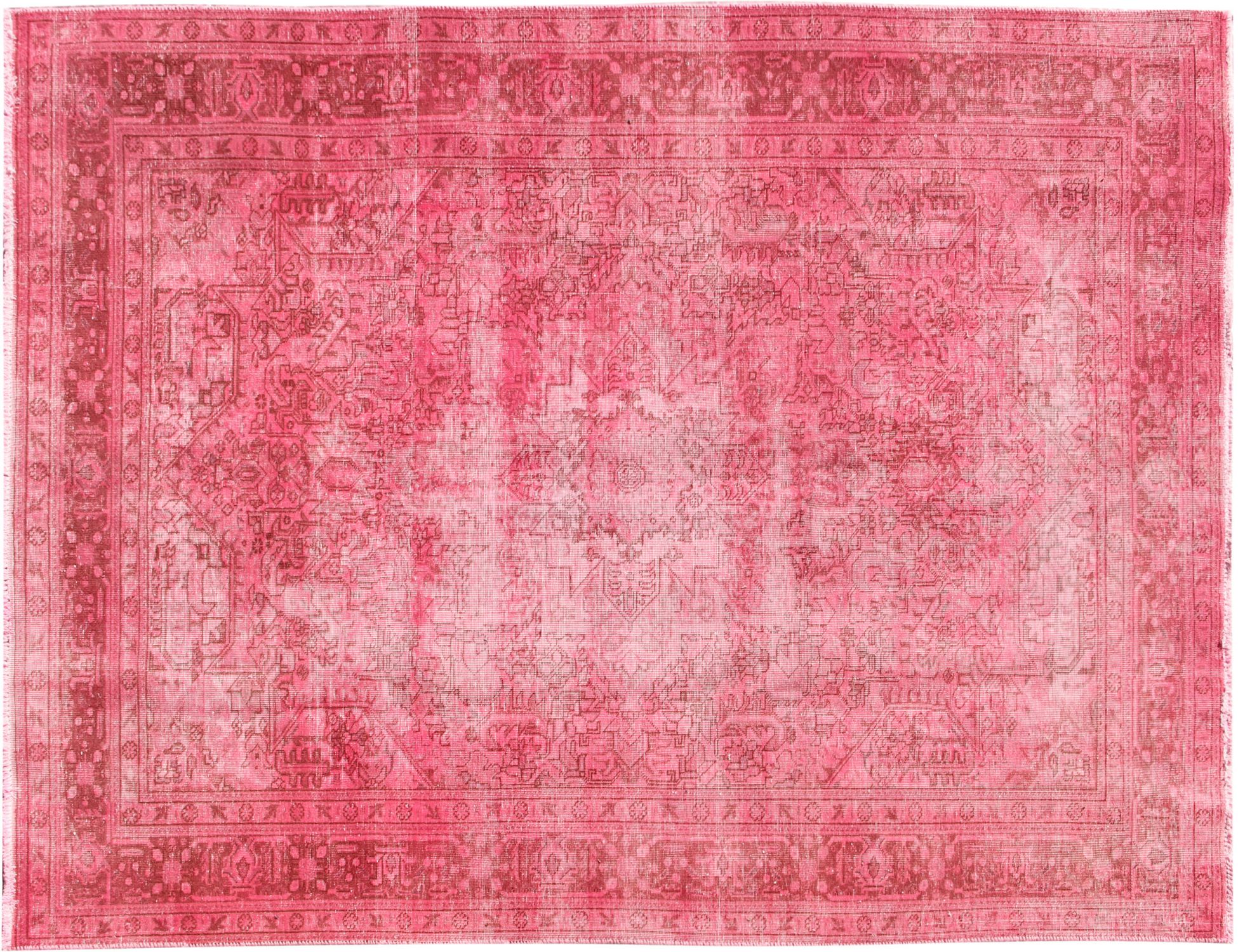 Persischer Vintage Teppich  rosa <br/>295 x 200 cm