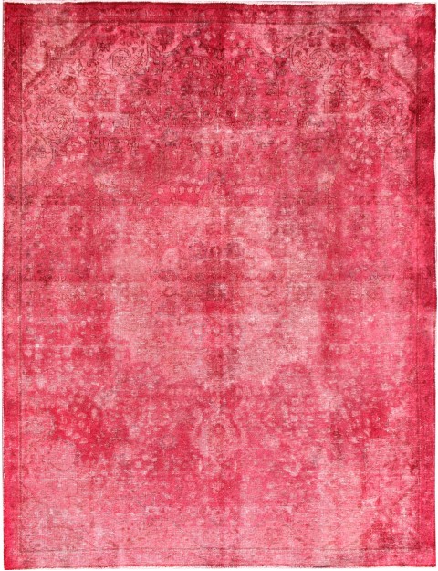 Rot Persien Persischer Vintage Teppich 319 x 240 cm