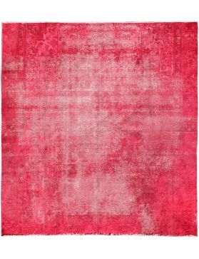 Tapis Persan vintage 248 x 226 rouge