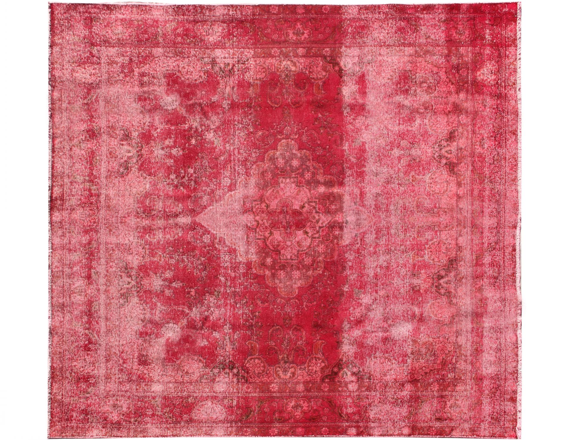 Persisk vintage matta  röda <br/>288 x 288 cm