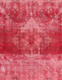 Red Persia Persian Vintage Carpet 265 x 265 cm - view 3
