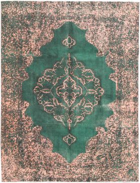 Persian Vintage Carpet 355 x 255 green 