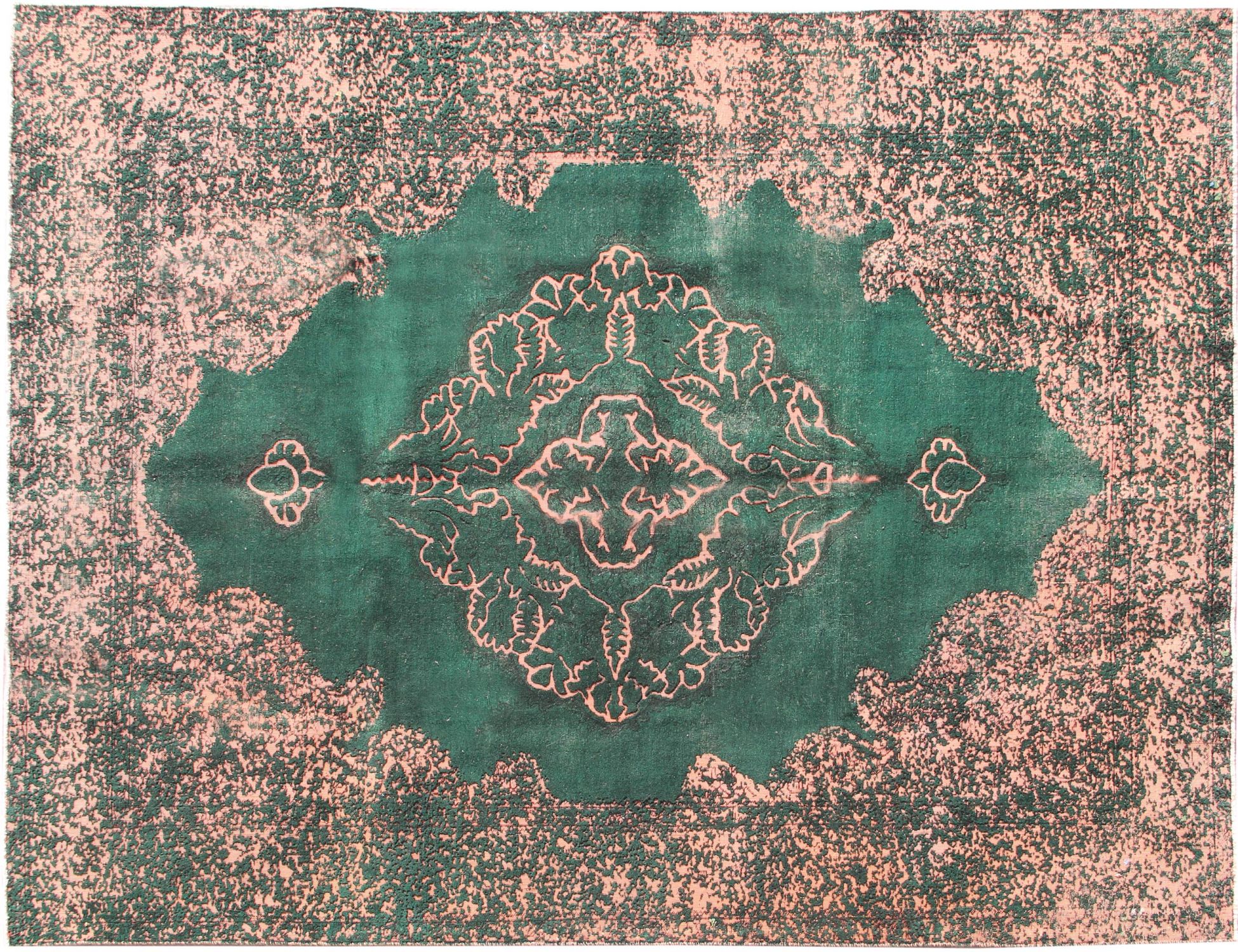 Tappeto vintage persiano  verde <br/>355 x 255 cm