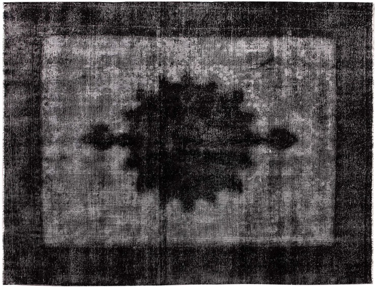 Black Persia Persian Vintage Carpet 376 x 277 cm