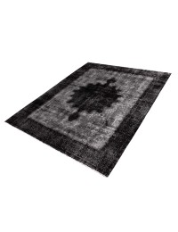Black Persia Persian Vintage Carpet 376 x 277 cm - view 1