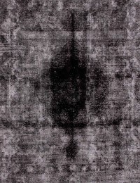 Black Persia Persian Vintage Carpet 370 x 290 cm - view 4