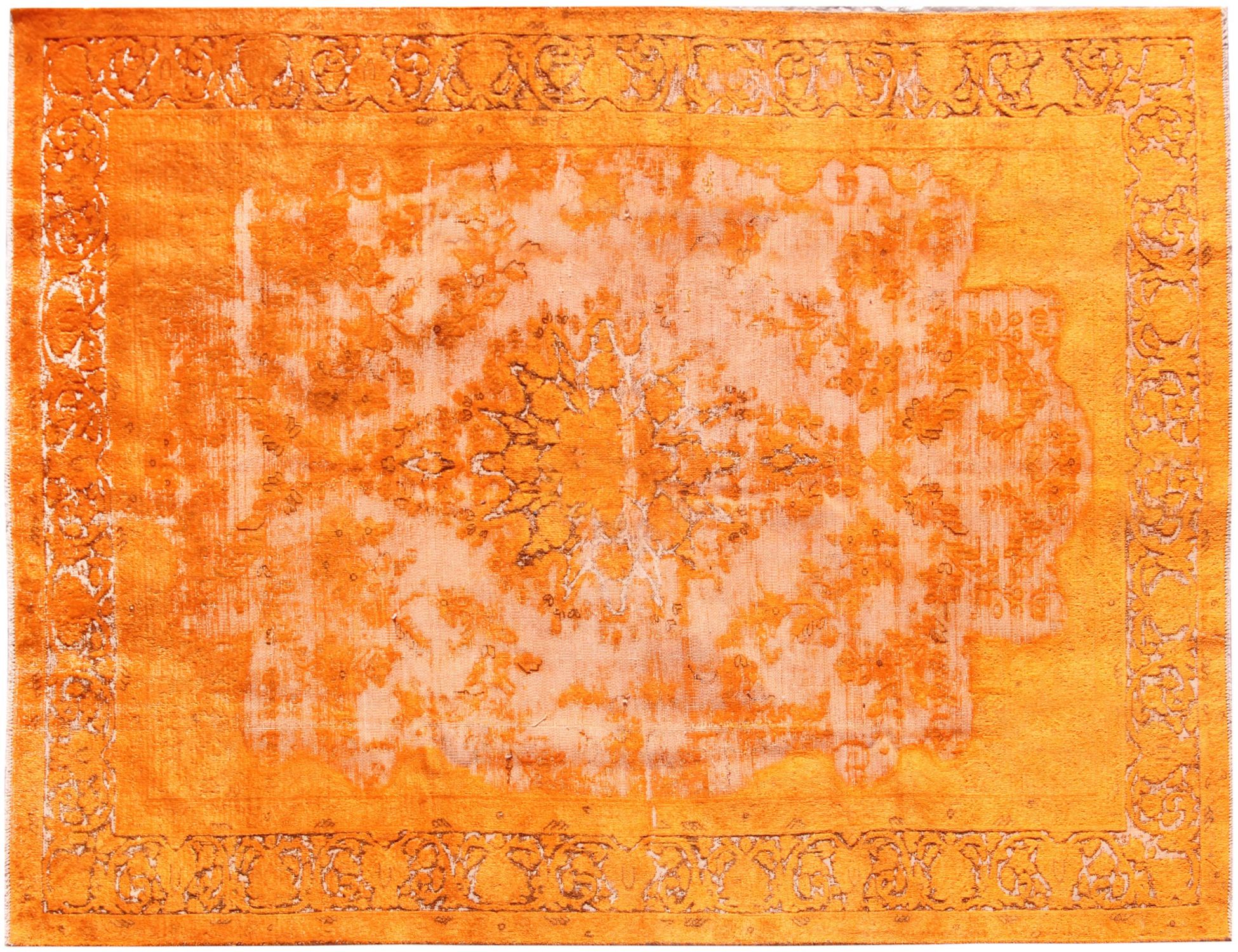 Tappeto vintage persiano  arancione <br/>284 x 183 cm