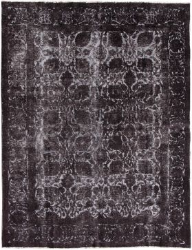 Persischer Vintage Teppich 308 x 236 schwarz