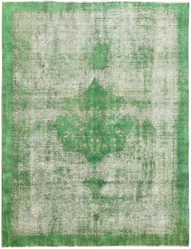 Persisk vintage teppe 346 x 256 grønn