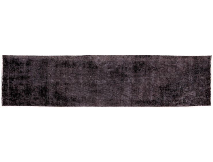 Grå Persien Persisk Vintagetæppe 329 x 86 cm